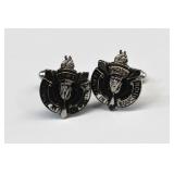 Sterling Silver Teacher Education Cufflinks 10.6 g