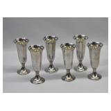 6 Watrous Sterling Silver Cordial Cups 79.4 grams