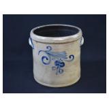 1867-82 Fort Edwards NY 2 Gal Salt Glazed Crock