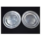 Pair Wilton Armetale PLOUGH TAVERN DInner Plates