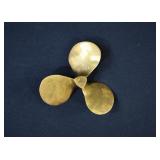 Solid Brass Propeller Paperweight