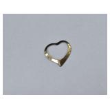 14kt Gold Heart Charm