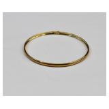 10kt Gold Hinged Bangle Bracelet