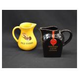 VSOP COGNAC & Wild Turkey Advertising Bar Pub Jugs