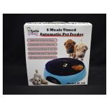 NIB QPET 6 Meals Timed Automatic Pet Feeder