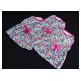 3-pc PET FASHION Medium Puppy Flamingo Dress