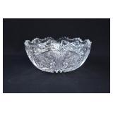 ABP American Brilliant Glass PINWHEEL Serving Bowl