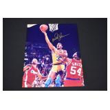 MAGIC JOHNSON Autographed Photo w/ JSA Hologram