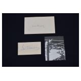 1927 LONG COUNT Photo+ Autographs Dempsey & Tunney