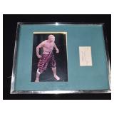 Framed YUL BRYNNER Autograph & Photo THE KING & I