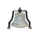 Cast Bronze Yoked Locomotive Railroad Bell