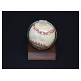 BOB FELLER Autographed Baseball w/ COA