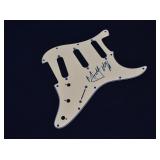 MICK JAGGER Autographed Strato Pickguard w/COA