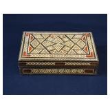 Damascus Marquetry Mosaic Jewelry Box
