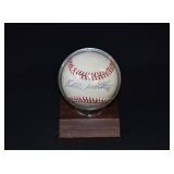 EDDIE MATTHEWS Autographed Baseball w/ COA
