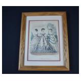 1868 Le Monde Elegant Fashion Engraving