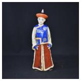 15' Hand Painted Chinese Mandarin Figure Statue