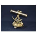 Vintage Alidade Telescope With Compass