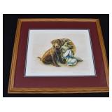 Signed Ltd Ed Robert McQueeney Lab & Decoy Litho
