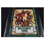 WOLFSCHMIDT Vodka Bar Advertising Wall Clock