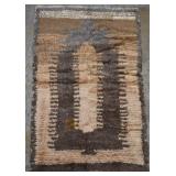 Turkish Anatolian Tulu Shaggy High Pile Wool Rug
