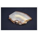 Polished Brazilian Natural Banded Agate Slice