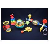 GROUP LOT- Vintage Tyco & Fisher Price Crib Toys