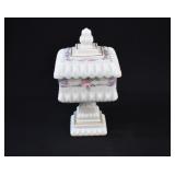 Westmoreland Milk Glass Wedding Box Candy Dish