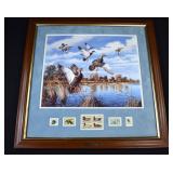 David Maass ABRUPT DEPARTURE Duck Stamp Print