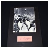 REDSKIN'S SAMMY BAUGH Autograph & Photo w/ COA