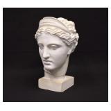 Plaster Bust of Roman Goddess DIANA
