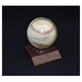 RALPH KINER Autographed Baseball w/ COA