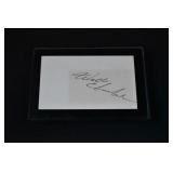 Framed WILT CHAMBERLAIN Autograph