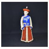15' Hand Painted Chinese Mandarin Figure Statue