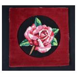 1970 Completed Needlepoint Tapestry in Velvet