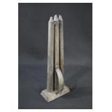 18th Century Primitive Tin 3 Taper Candle Mold