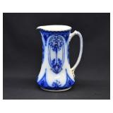 1900 F Ford & Sons Melton Flow Blue Pitcher