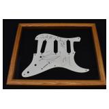 Framed METALLICA Autographed Pickguard w/ COA