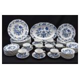 54-pc Vintage BLUE DANUBE Dinnerware