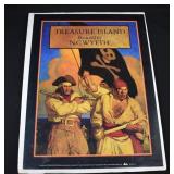 1987 NC Wyeth Illus. TREASURY ISLAND Poster