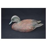 Carved Ironwood American Wigeon Drake Duck Decoy