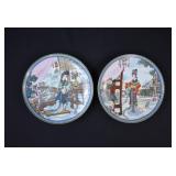 2 Imperial Jingdezhan RED MANSION Plates