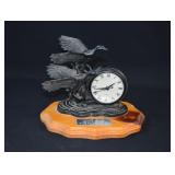 Waterfowl Desk Clock Trophy for Dog Show