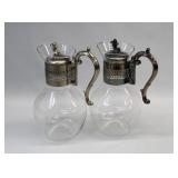 2 Corning Ware Heat Proof Glass Coffee Carafes