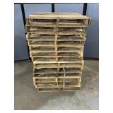 Stack Of 14 Used Wood Pallets