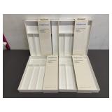 4 Brightroom 6-Compartment Drawer Organizers NWT