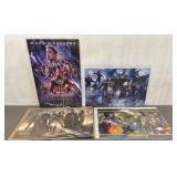 3 Avengers & 1 Justice League Posters