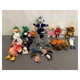 18 Misc. Beanie Babies, Popeye, & More