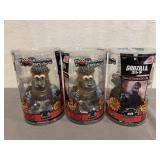 3 New Godzilla Collectors Edition PopTaters
