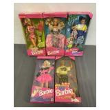 5 Vintage Barbie/Ken Dolls